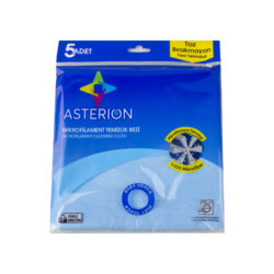 Asterion Mikrofilament Temizlik Bezi 5’li MAVİ
