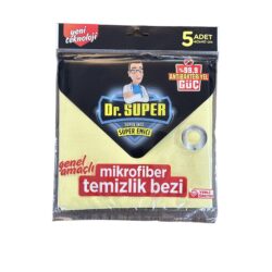 Dr. Super Mikrofiber Temizlik Bezi 5’li SARI
